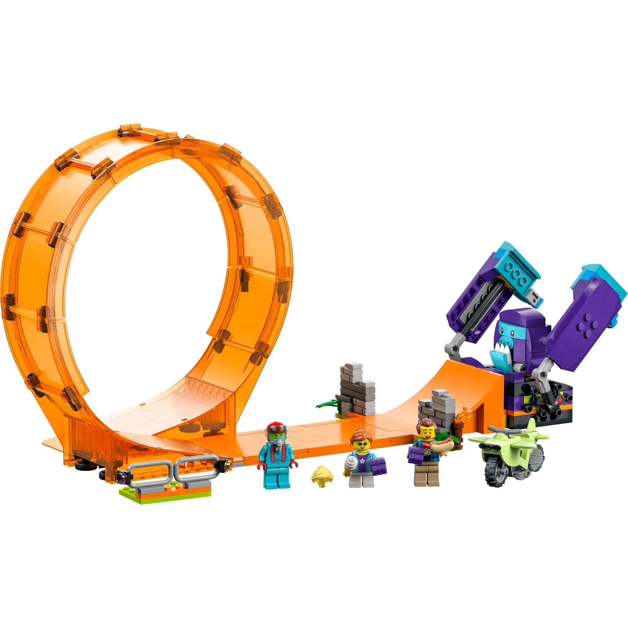 LEGO City Stunt: Smashing Chimpanzee Stunt Loop (60338)