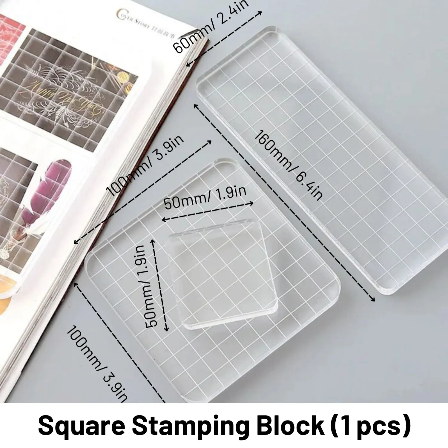 Lens Transparent Silicone Stamps