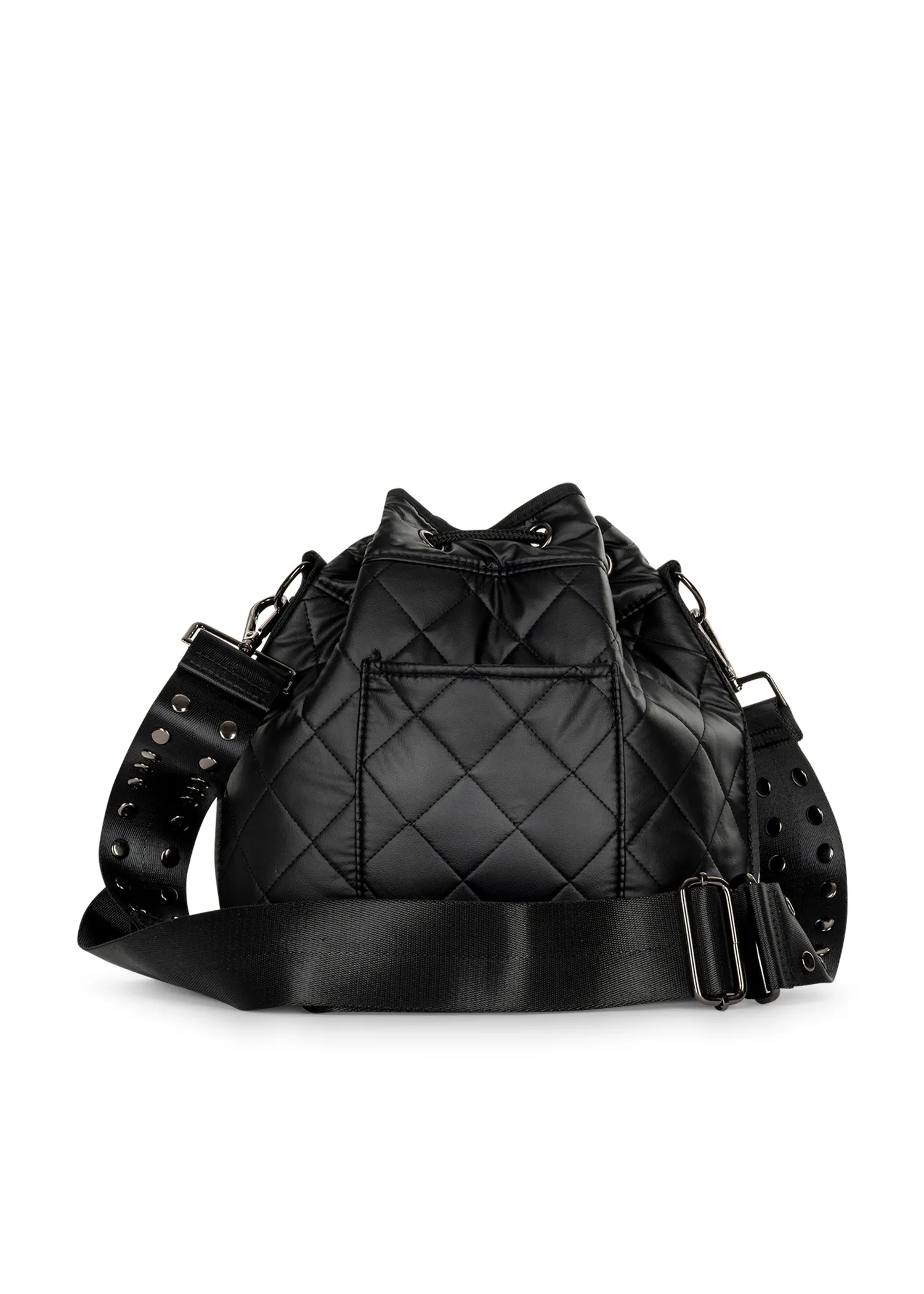 Lindsey Carbon Puffer Bucket Bag - FINAL SALE