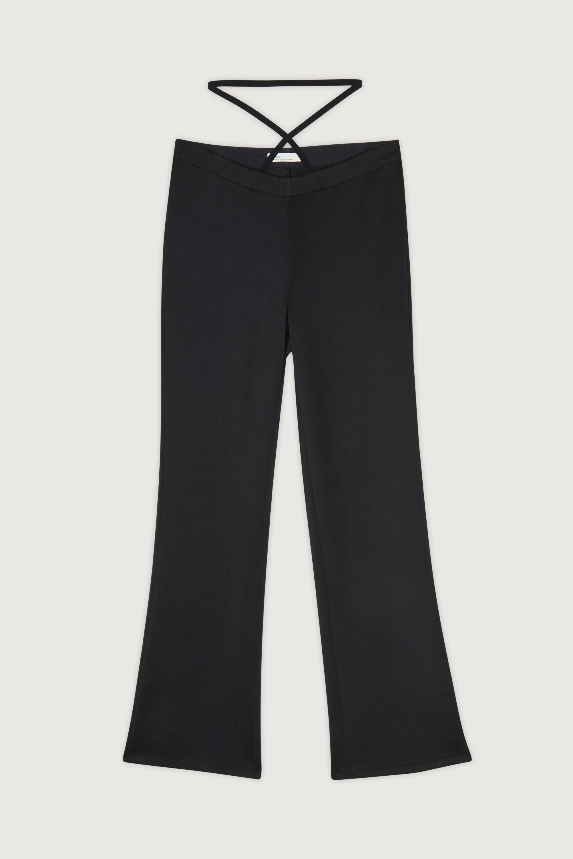 LOW RISE PANT WITH WAIST TIE