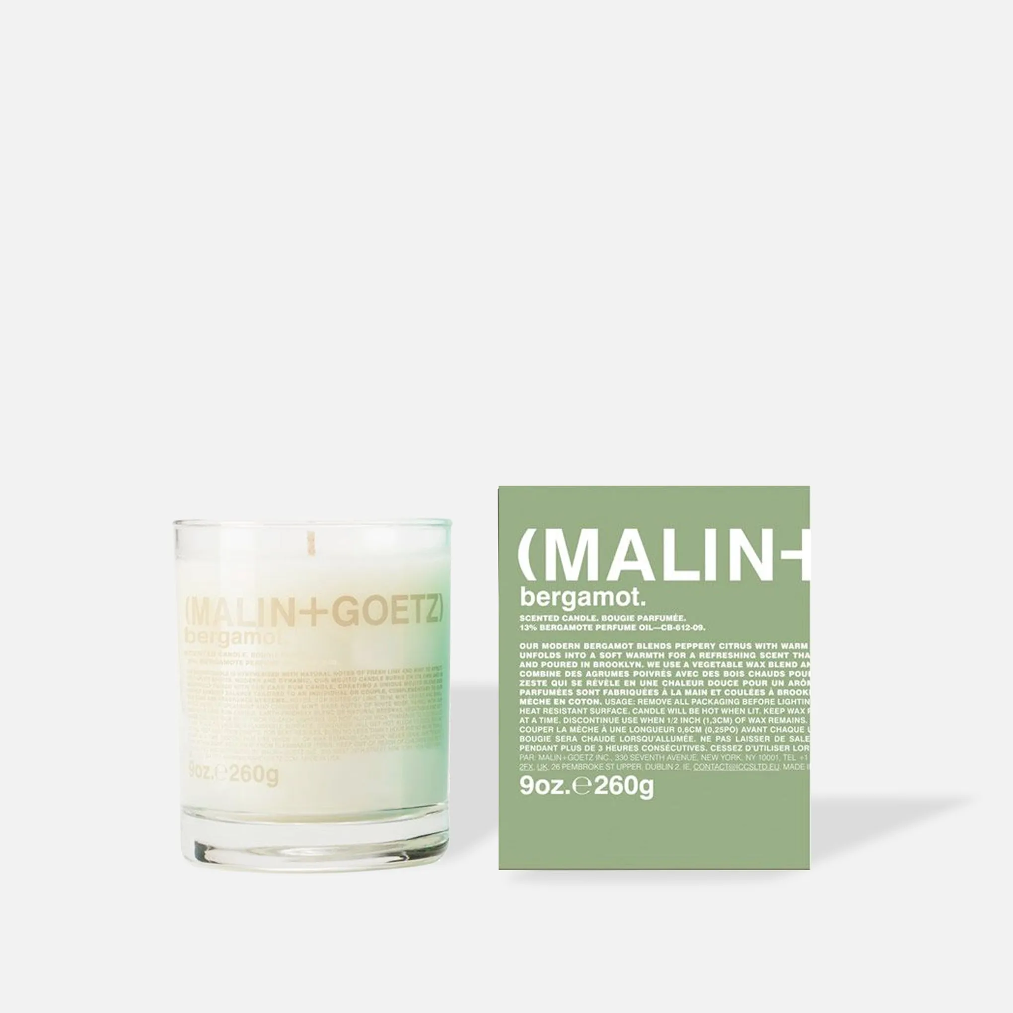 Malin   Goetz 9oz Bergamot Candle