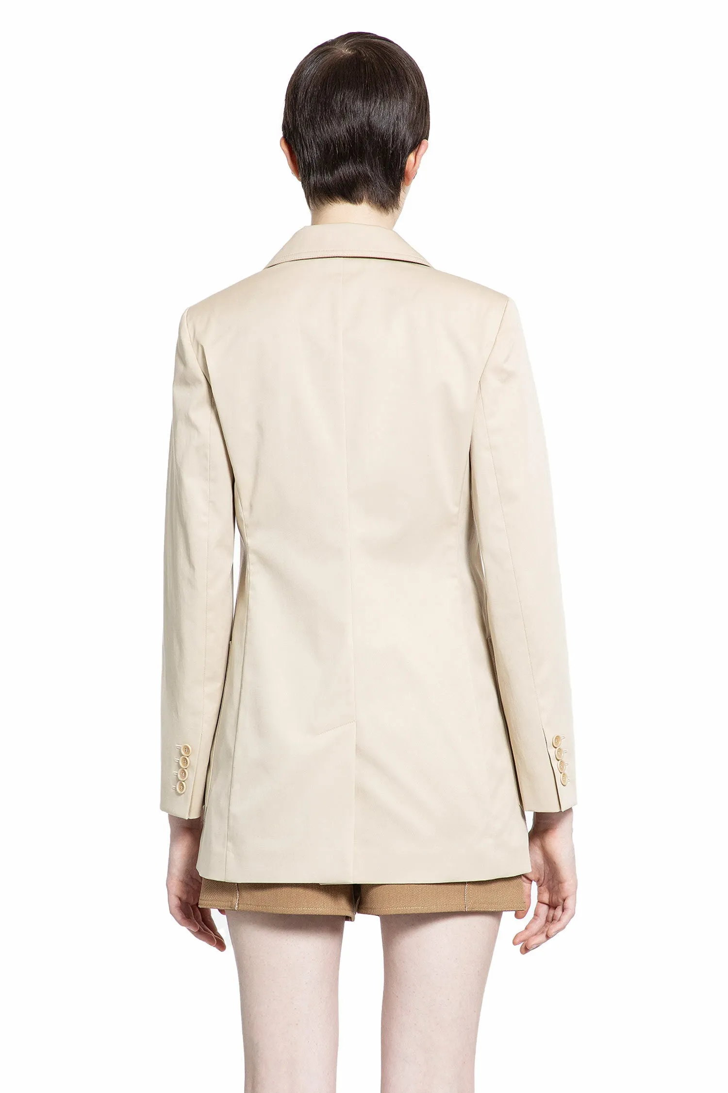 MAX MARA WOMAN BEIGE BLAZERS