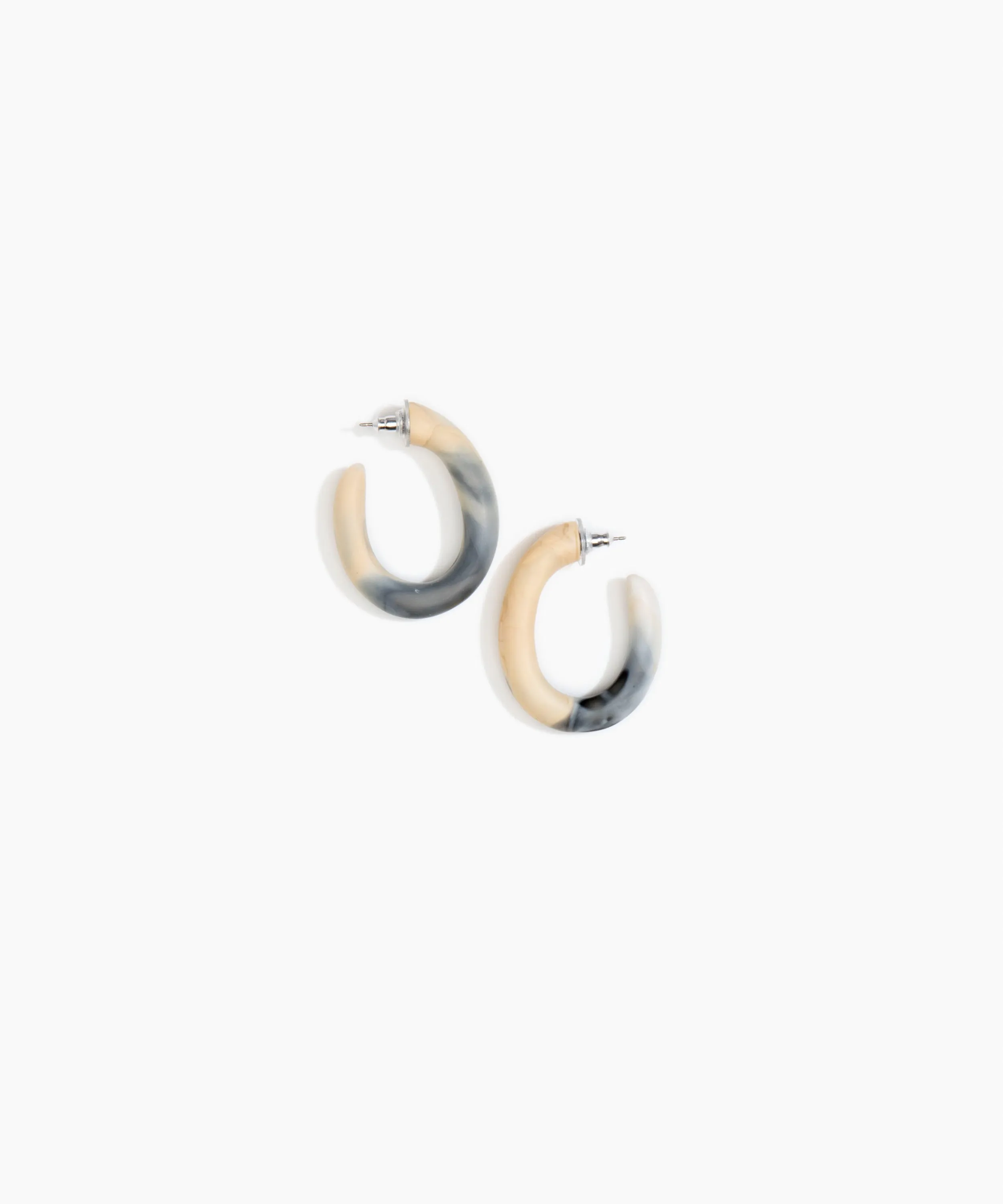 Medium Pebble Loop Earrings