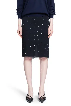 MIU MIU WOMAN BLACK SKIRTS