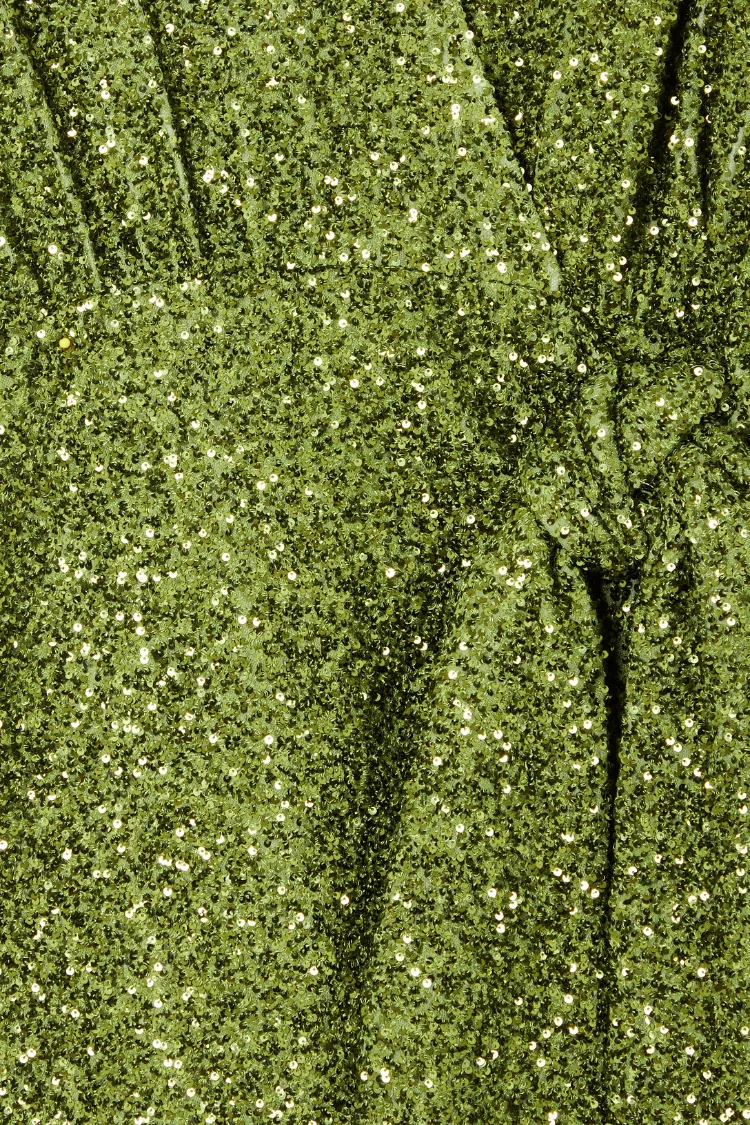 Olive Sequin Mini Vienna Dress