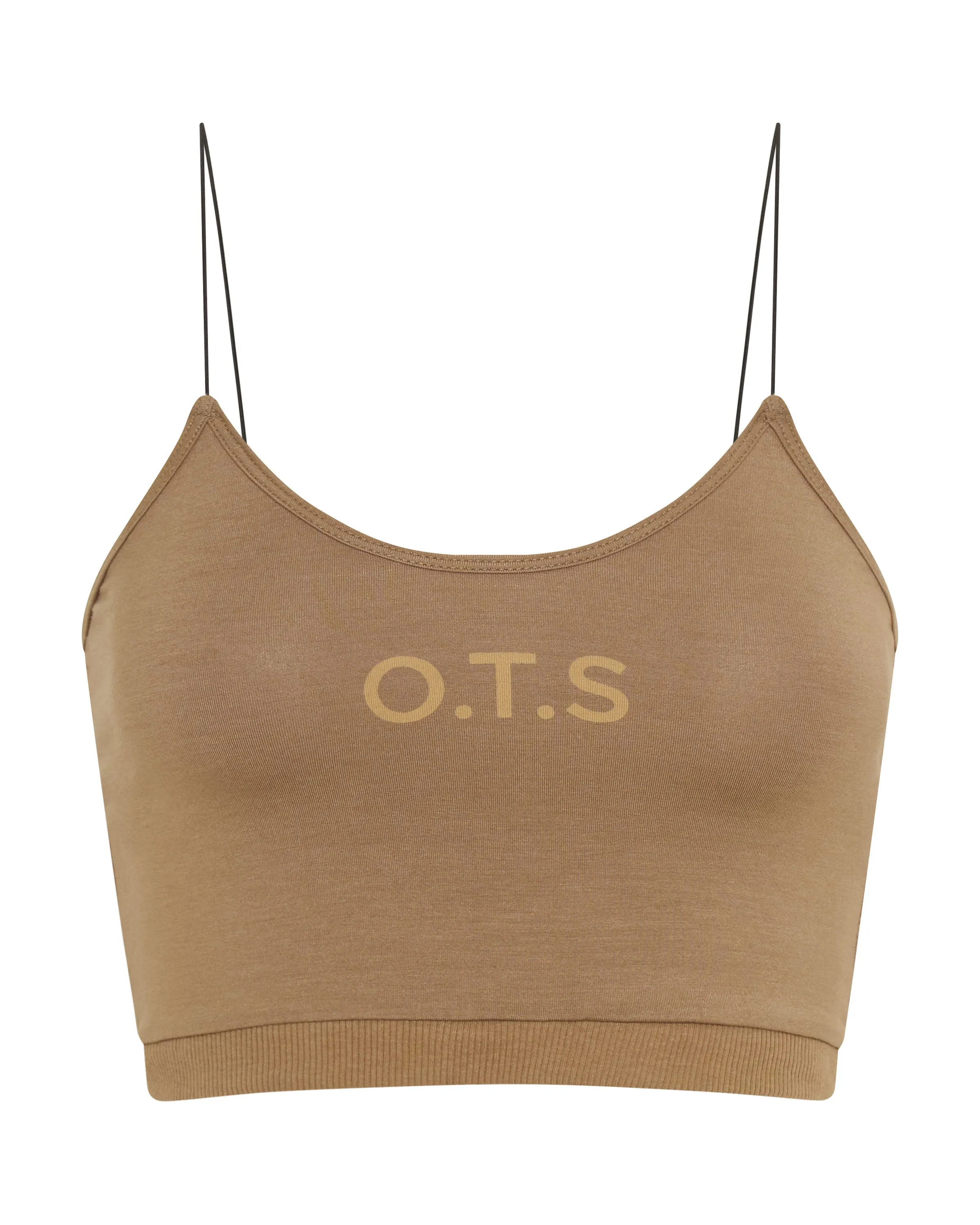 OTS STRING CROP BROWN