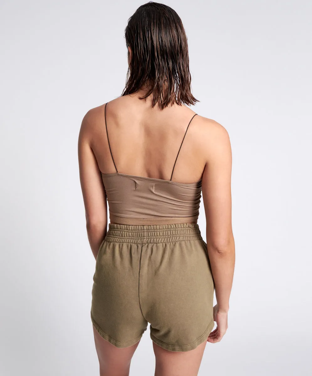 OTS STRING CROP BROWN