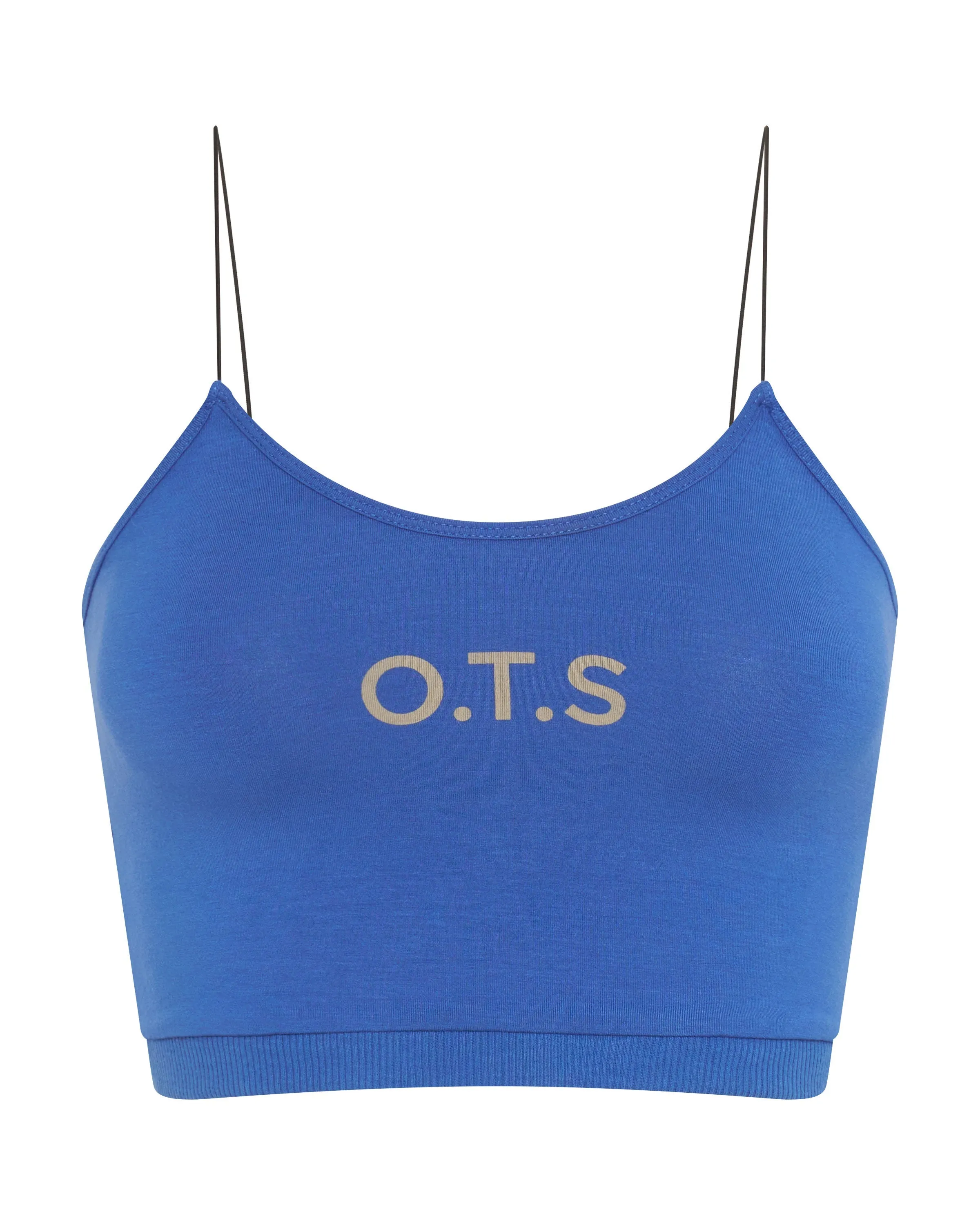 O.T.S String Crop Top - Electric Blue