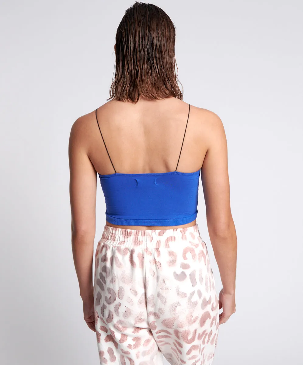 O.T.S String Crop Top - Electric Blue