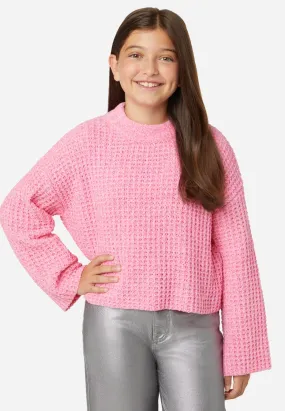 Plush Mock Neck Sweater