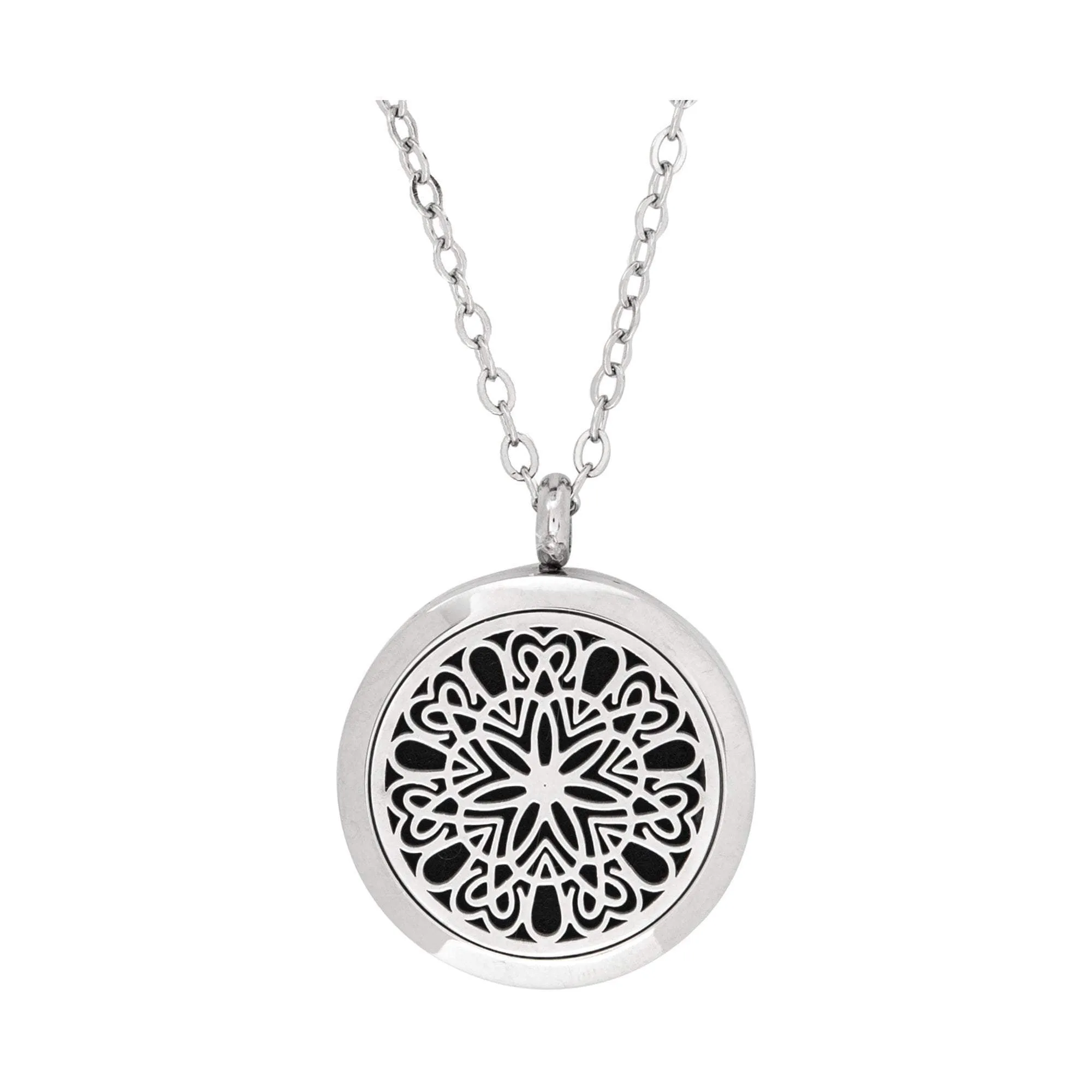 Serina & Company Stainless Steel Circle of Love Pendant