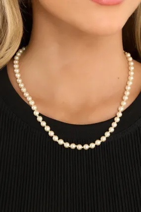 Simplicity Is Elegance Pearl Necklace