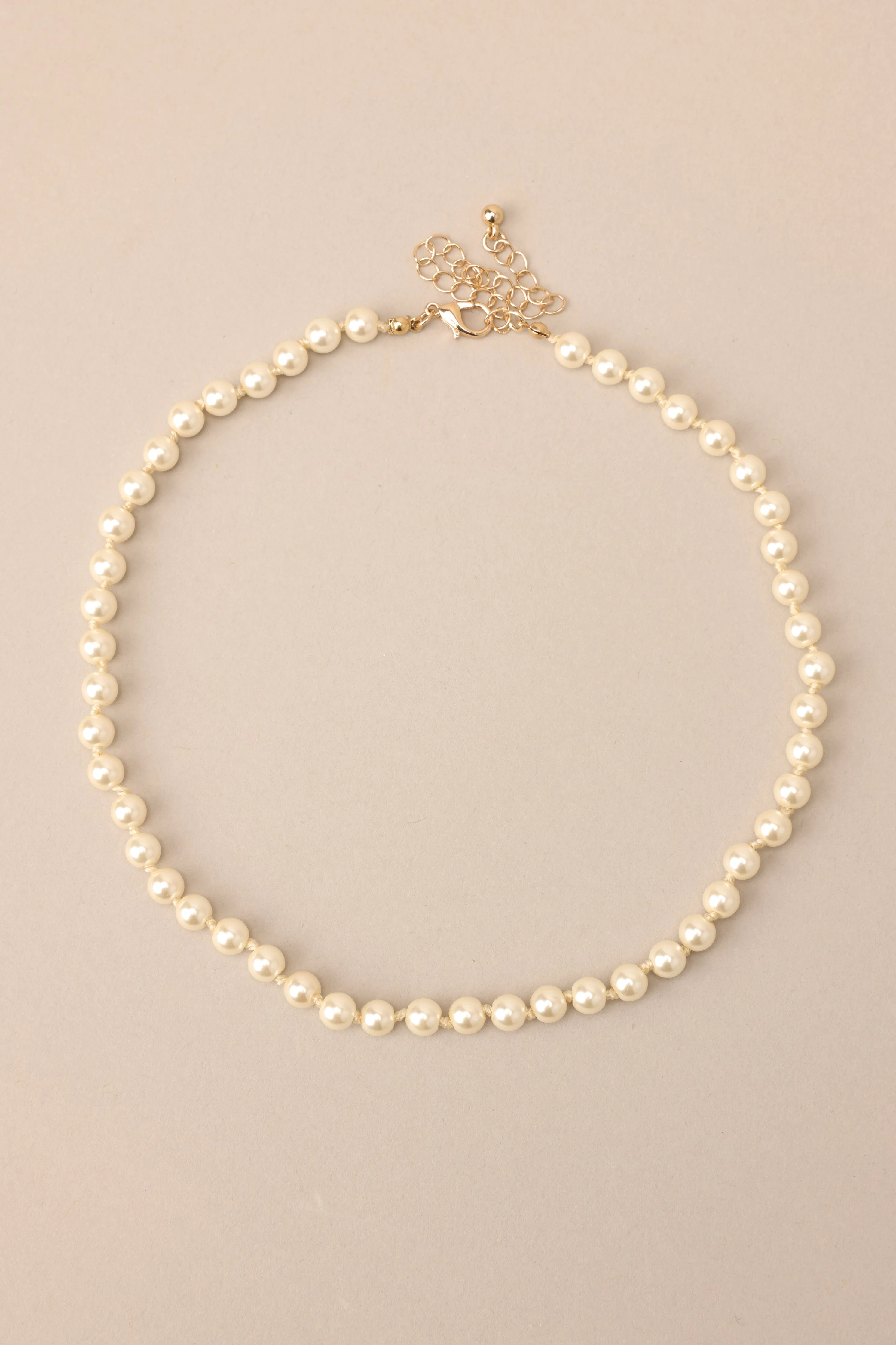 Simplicity Is Elegance Pearl Necklace