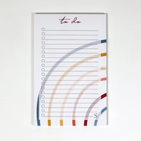 Sound & Circle Checklist Notepad – Rainbow