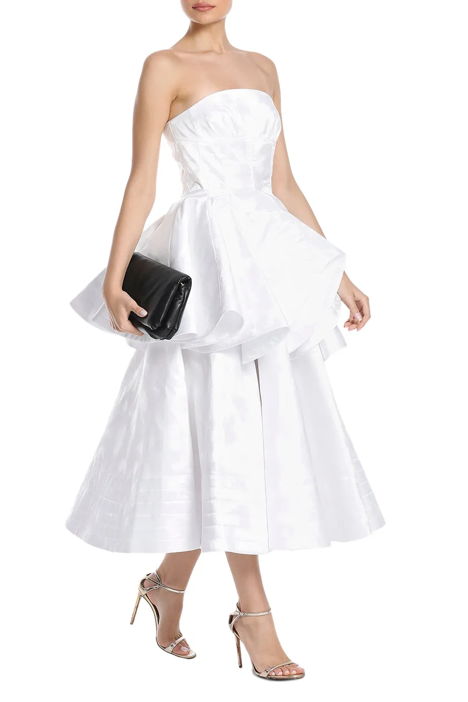 Strapless Full Skirt Volume Rosina Dress