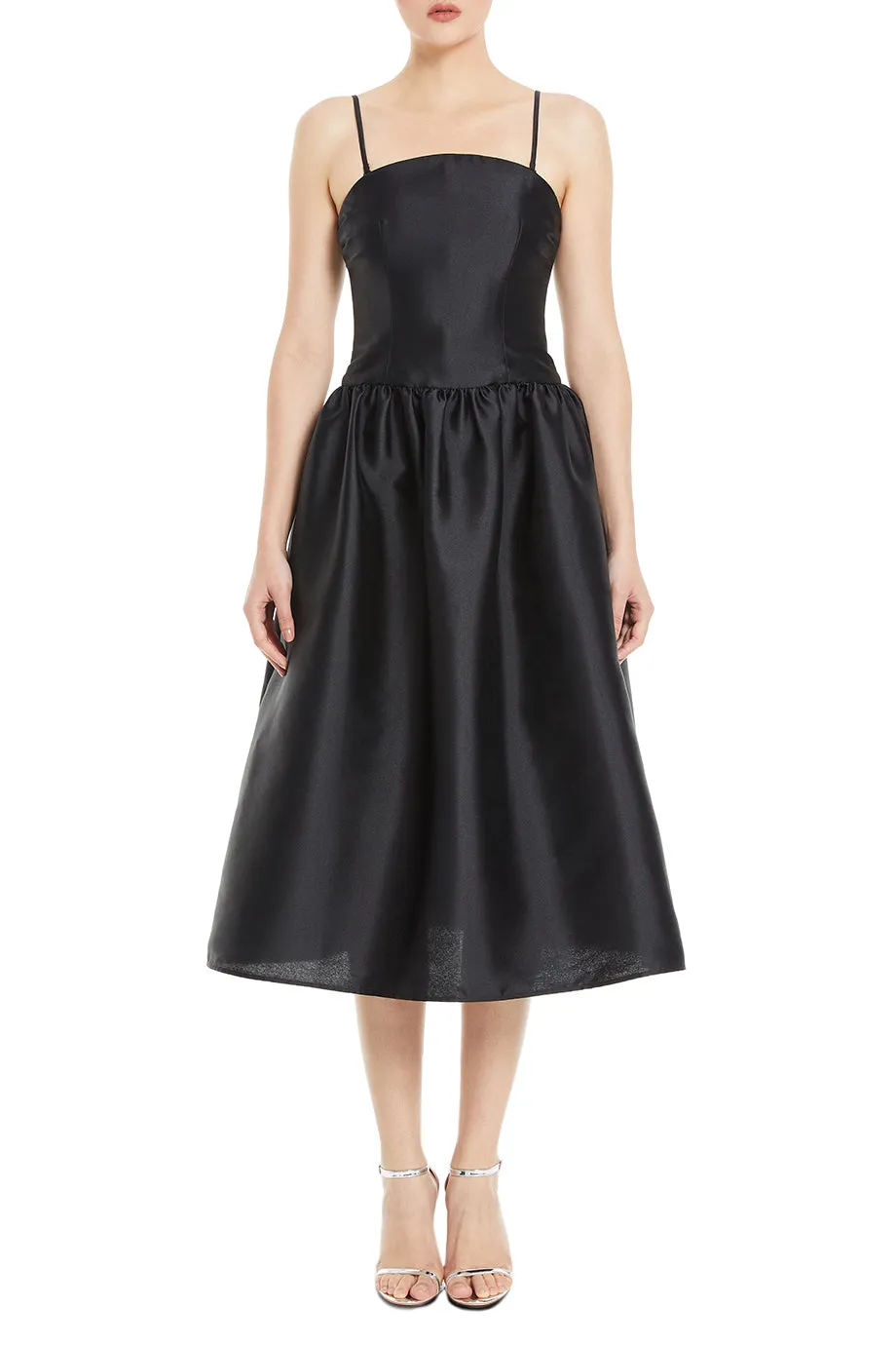 Taffeta Midi Dress