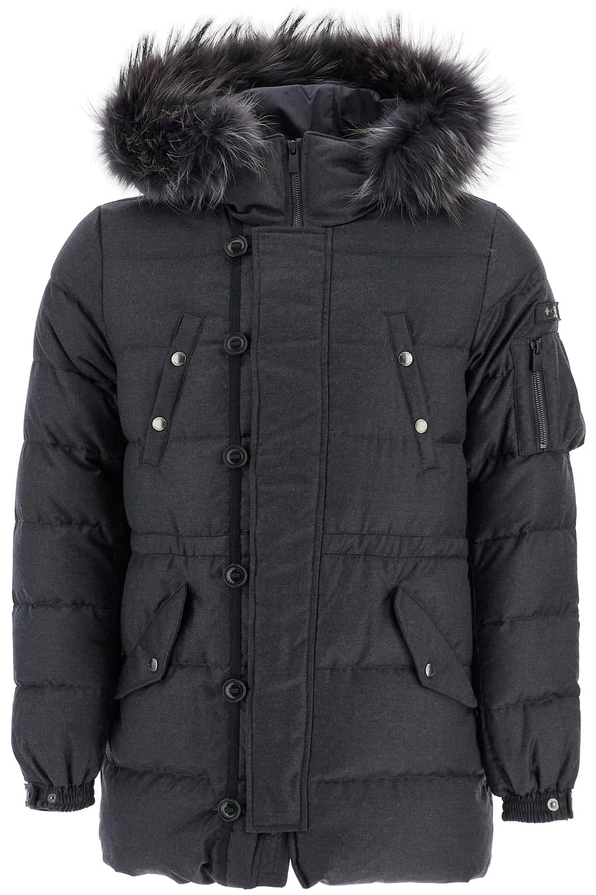 TATRAS down jacket with wool and silk lining