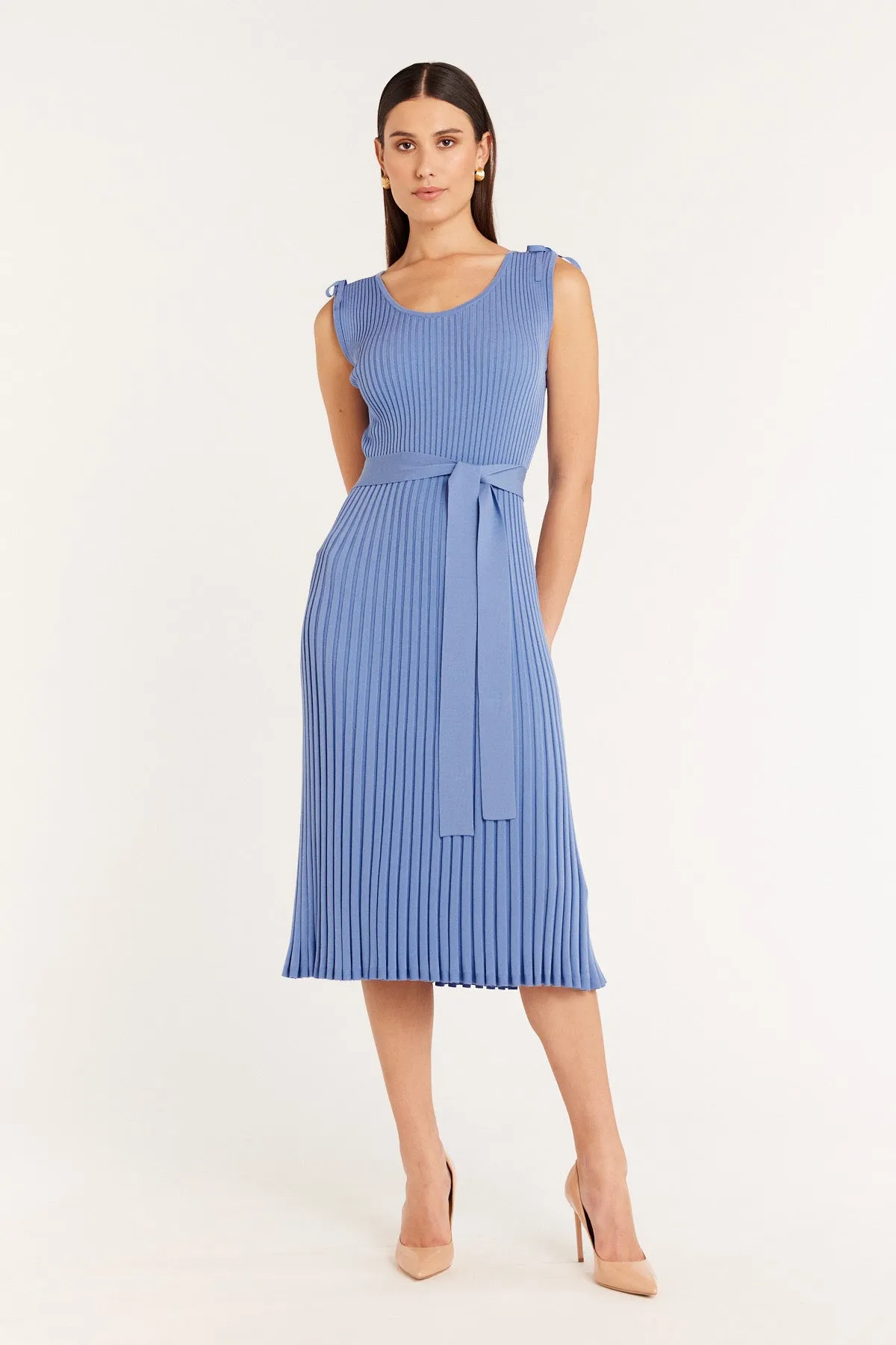 Tessa Knit Dress - Bluebell