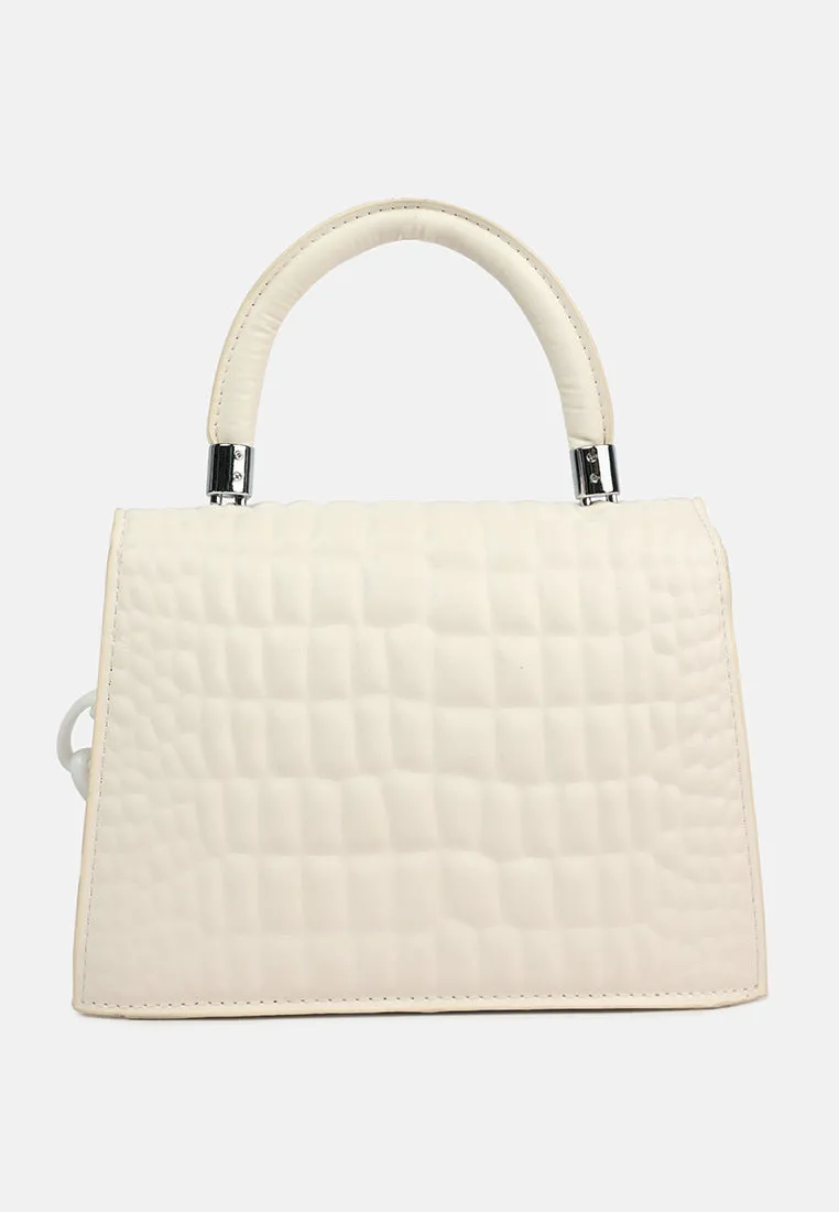 Textured Envelop Sling Bag