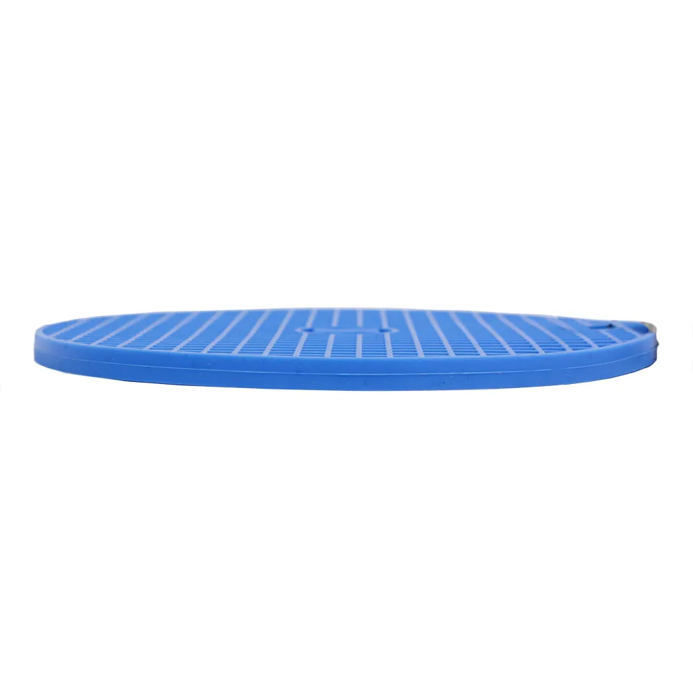 ThermoWorks Hi-Temp Non-Slip Silicone Hotpad/Trivet 600°F, 7 Inch BPA Free Blue