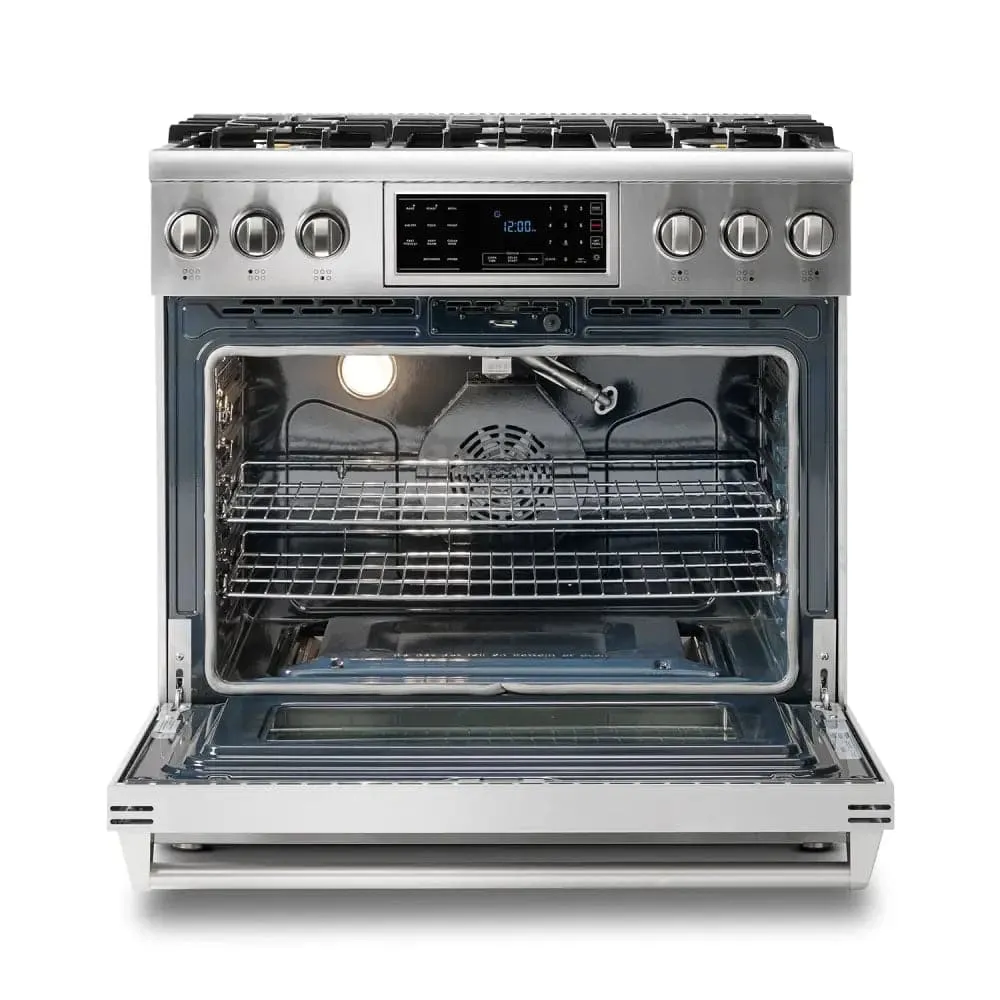 Thor 36 Inch Tilt Panel Professional Gas Range