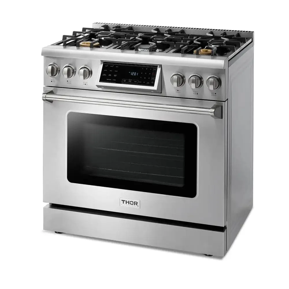 Thor 36 Inch Tilt Panel Professional Gas Range