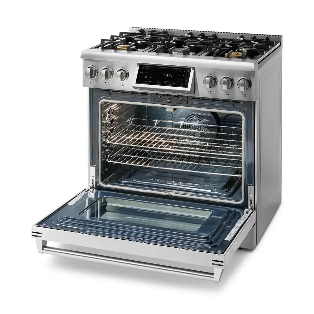 Thor 36 Inch Tilt Panel Professional Gas Range