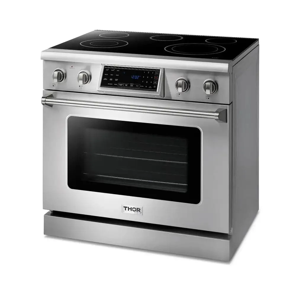 Thor Kitchen 36 Inch Tilt Panel Professional Electric Range