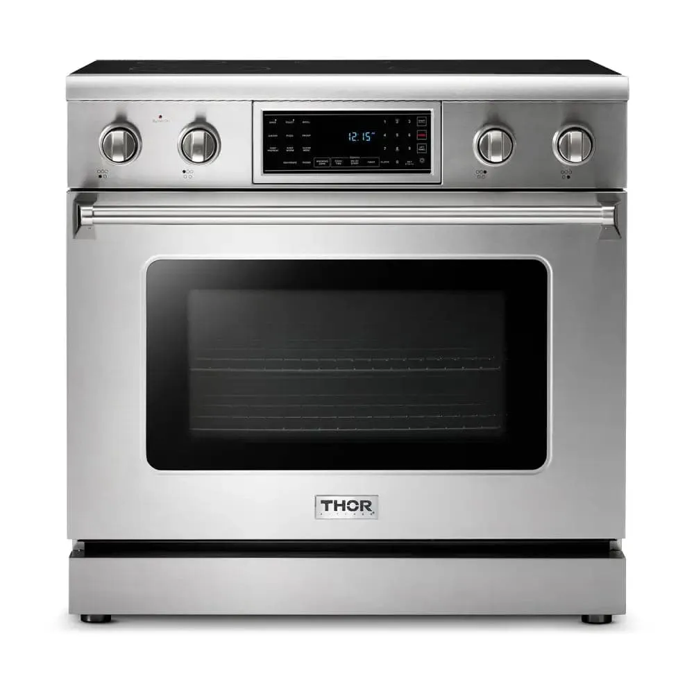 Thor Kitchen 36 Inch Tilt Panel Professional Electric Range