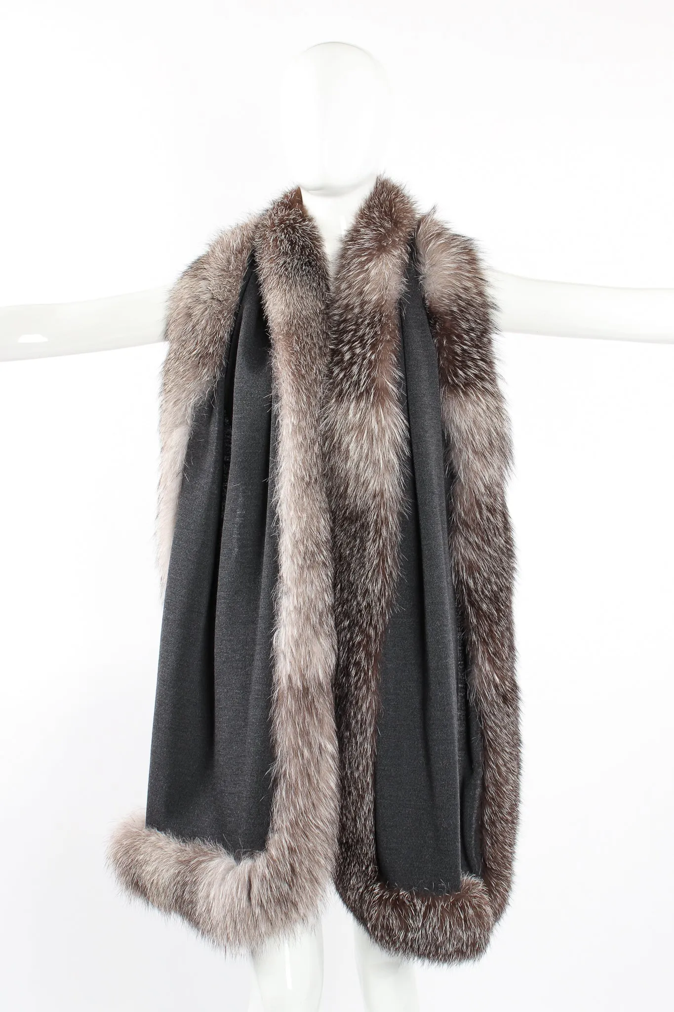 Tulip Dress & Fur Wrap Set