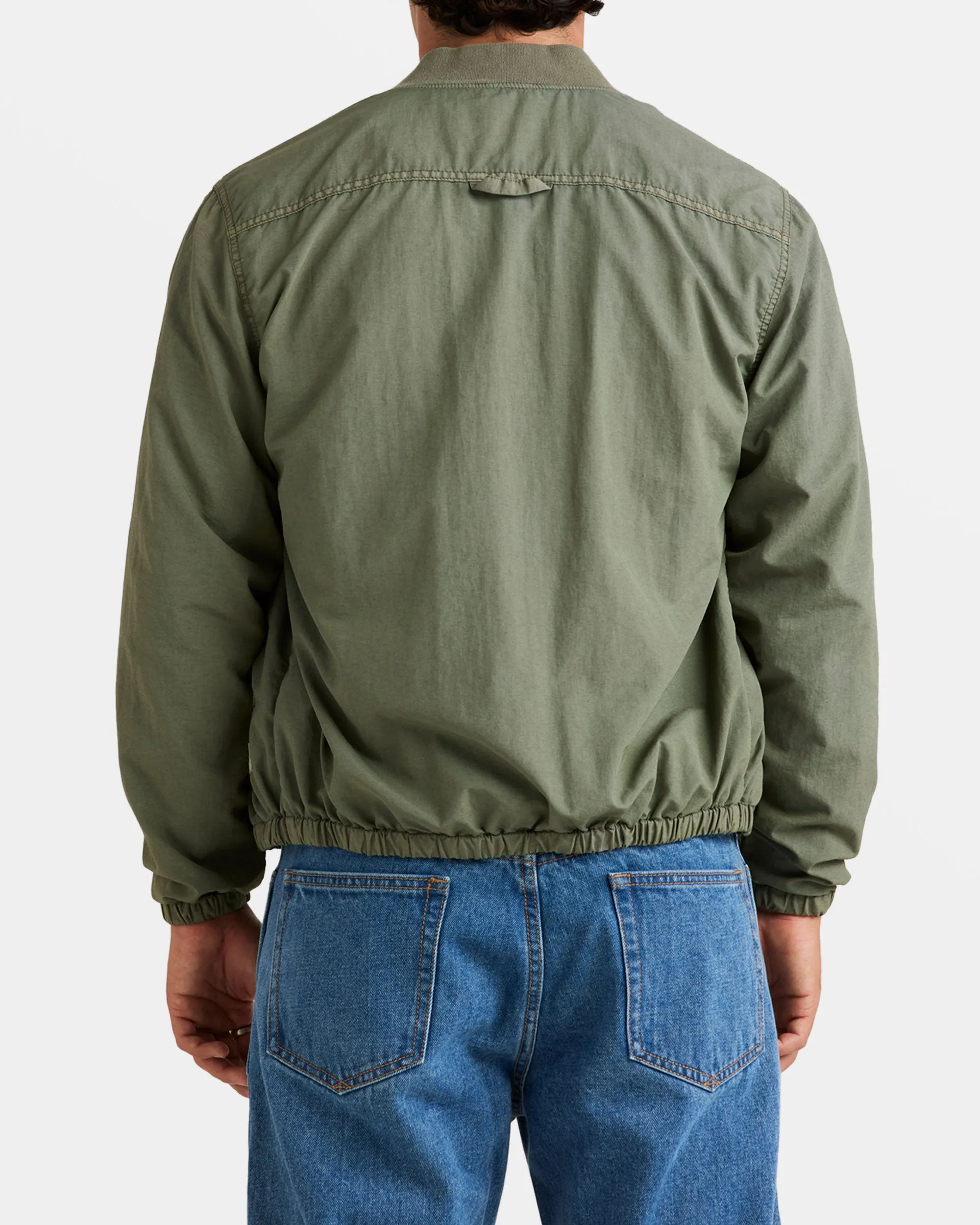 Vacancy Bomber Jacket - Sage Leaf