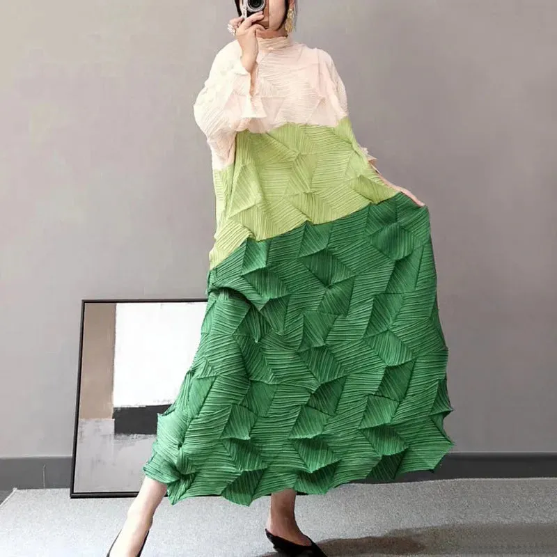 Women's Chic Oversized Japanese Pleated Dress