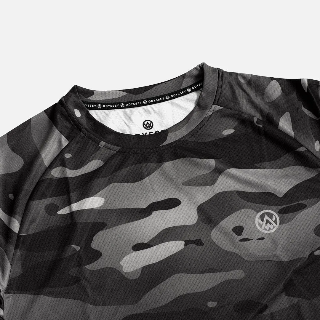 Women’s Dark Camo Short Sleeve MTB Jersey